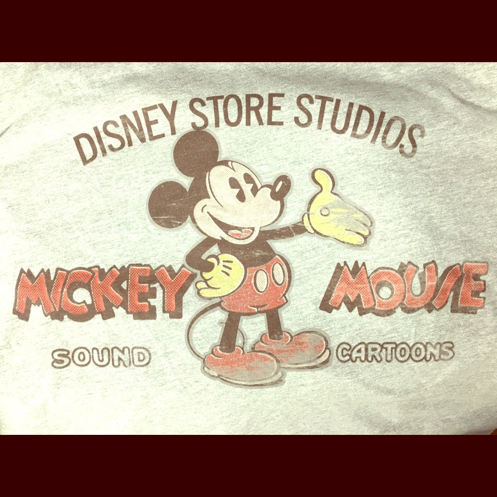 Retro Mickey Mouse Tee Shirt Disney Store Studios